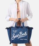 Original Vanity Tote Bag Fringed Edge Beach Bag