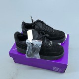 5A Air Force 1 Low Triple Black Suede HQ1966-002