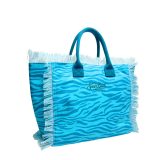 Original Vanity Tote Bag Fringed Edge Beach Bag