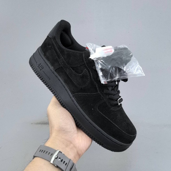 5A Air Force 1 Low Triple Black Suede HQ1966-002