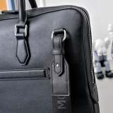 Original Large Document Case Black Leather Briefcase