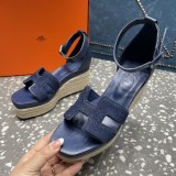 Original Denim Wedge Sandals Women's Platform Sandals