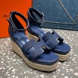 Original Denim Wedge Sandals Women's Platform Sandals