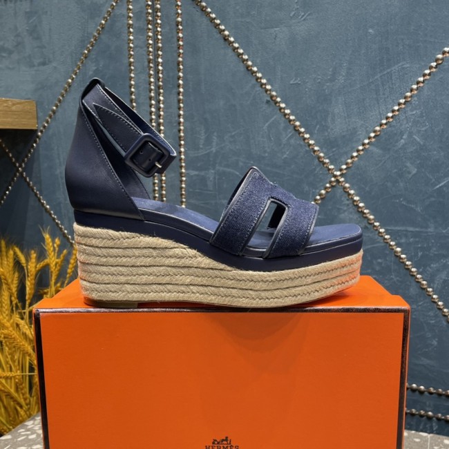 Original Denim Wedge Sandals Women's Platform Sandals
