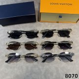 5A Unisex Oval Sunglasses 8070