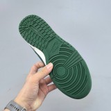 SB Dunk Low Skate Sneakers White Gray Green C