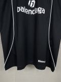 Original Manchester United Soccer Jersey T-Shirt Black Oversized Cotton Tee