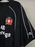 Original Manchester United Soccer Jersey T-Shirt Black Oversized Cotton Tee