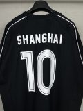 Original Manchester United Soccer Jersey T-Shirt Black Oversized Cotton Tee