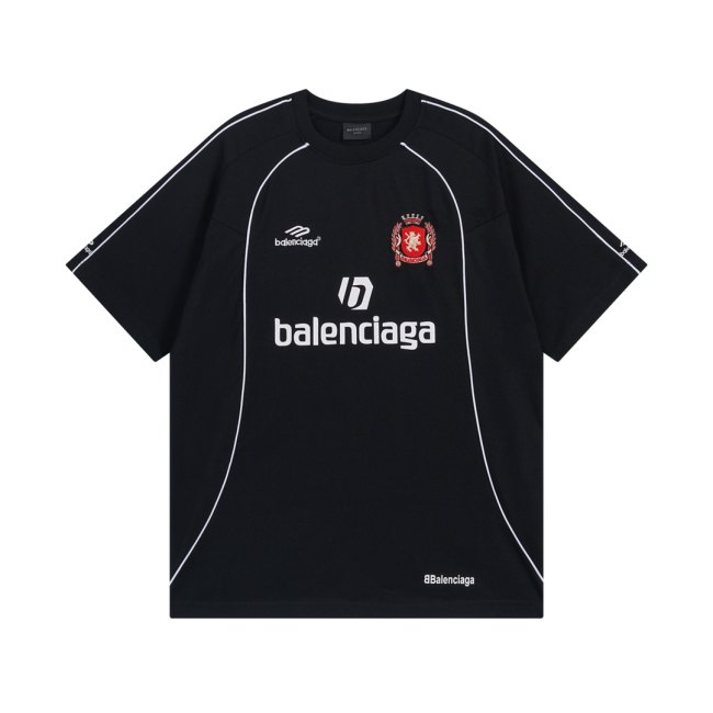 Original Manchester United Soccer Jersey T-Shirt Black Oversized Cotton Tee
