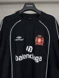 Original Manchester United Soccer Jersey T-Shirt Black Oversized Cotton Tee