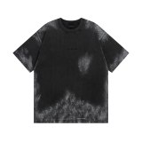 Original Black Oversized Embroidered Logo Tee