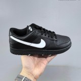 5A Dunk Low Retro Classic Panda Leather Sneakers IQ7606-010