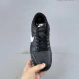 5A Dunk Low Retro Classic Panda Leather Sneakers IQ7606-010