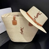 5A Straw Tote Bag And Matching Wide-Brim Hat