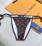 5A Women's Brown Classic Print Bikini Set