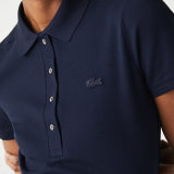 5A women's Adult casual Embroidery Short Sleeve polo skirt royal blue 72238