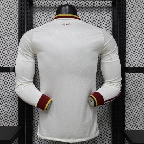 Original Spain 2026 FIFA World Cup National Teams Player Version Away Long Sleeve Jersey