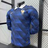 Original France 2026 FIFA World Cup National Teams Player Version Home Long Sleeve Jersey