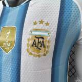 Original Argentina 2026 FIFA World Cup National Teams Player Version Home Long Sleeve Jersey