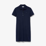 5A women's Adult casual Embroidery Short Sleeve polo skirt royal blue 72238