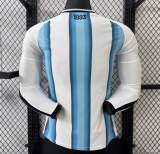 Original Argentina 2026 FIFA World Cup National Teams Player Version Home Long Sleeve Jersey