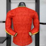 Original Belgium 2026 FIFA World Cup National Teams Player Version Home Long Sleeve Jersey