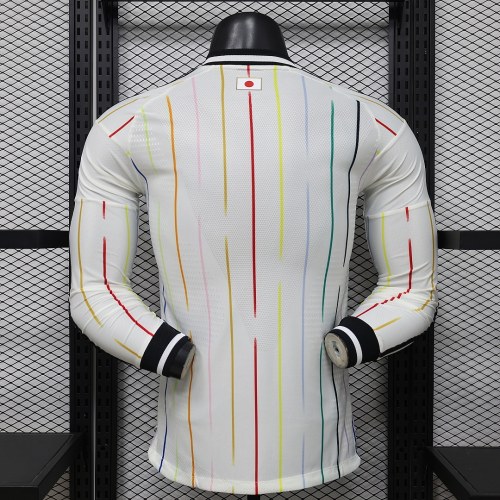 Original Japan 2026 FIFA World Cup National Teams Player Version Away Long Sleeve Jersey