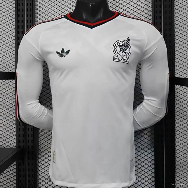 Original Mexico 2026 FIFA World Cup National Teams Player Version Away Long Sleeve Jersey