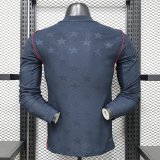 Original USA 2026 FIFA World Cup National Teams Player Version Away Long Sleeve Jersey