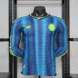 Original Colombia 2026 FIFA World Cup National Teams Player Version Away Long Sleeve Jersey