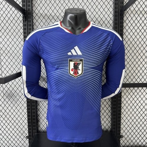 Original Japan 2026 FIFA World Cup National Teams Player Version Home Long Sleeve Jersey