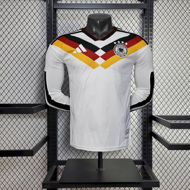Original Germany 2026 FIFA World Cup National Teams Player Version Home Long Sleeve Jersey