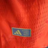 Original Belgium 2026 FIFA World Cup National Teams Player Version Home Long Sleeve Jersey