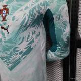 Original Portugal 2026 FIFA World Cup National Teams Player Version Away Long Sleeve Jersey