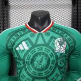 Original Mexico 2026 FIFA World Cup National Teams Player Version Home Long Sleeve Jersey