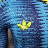 Original Colombia 2026 FIFA World Cup National Teams Player Version Away Long Sleeve Jersey