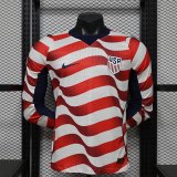 Original USA 2026 FIFA World Cup National Teams Player Version Home Long Sleeve Jersey