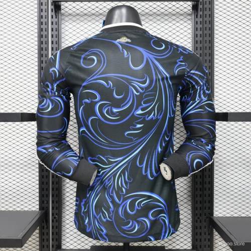 Original Argentina 2026 FIFA World Cup National Teams Player Version Away Long Sleeve Jersey