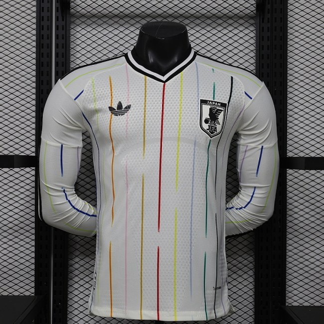 Original Japan 2026 FIFA World Cup National Teams Player Version Away Long Sleeve Jersey