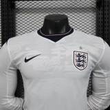 Original England 2026 FIFA World Cup National Teams Player Version Home Long Sleeve Jersey