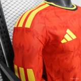Original Belgium 2026 FIFA World Cup National Teams Player Version Home Long Sleeve Jersey