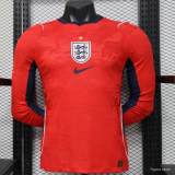 Original England 2026 FIFA World Cup National Teams Player Version Away Long Sleeve Jersey