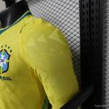 Original Brazil 2026 FIFA World Cup National Teams Player Version Home Long Sleeve Jersey
