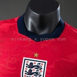 Original England 2026 FIFA World Cup National Teams Player Version Away Jersey