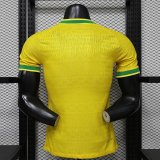 Original Brazil 2026 FIFA World Cup National Teams Player Version Home Jersey