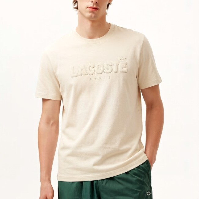 5A Men's Embroidered Logo Cotton Crew Neck T-Shirt