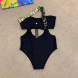 5A Women's One-Piece Swimsuit Black