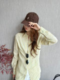 5A Women Classic Fit Striped Linen Shirt 2277
