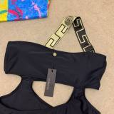 5A Women's One-Piece Swimsuit Black